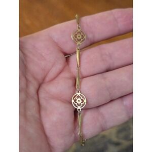 Avon Floral Circles Bracelet Vintage 7.25in